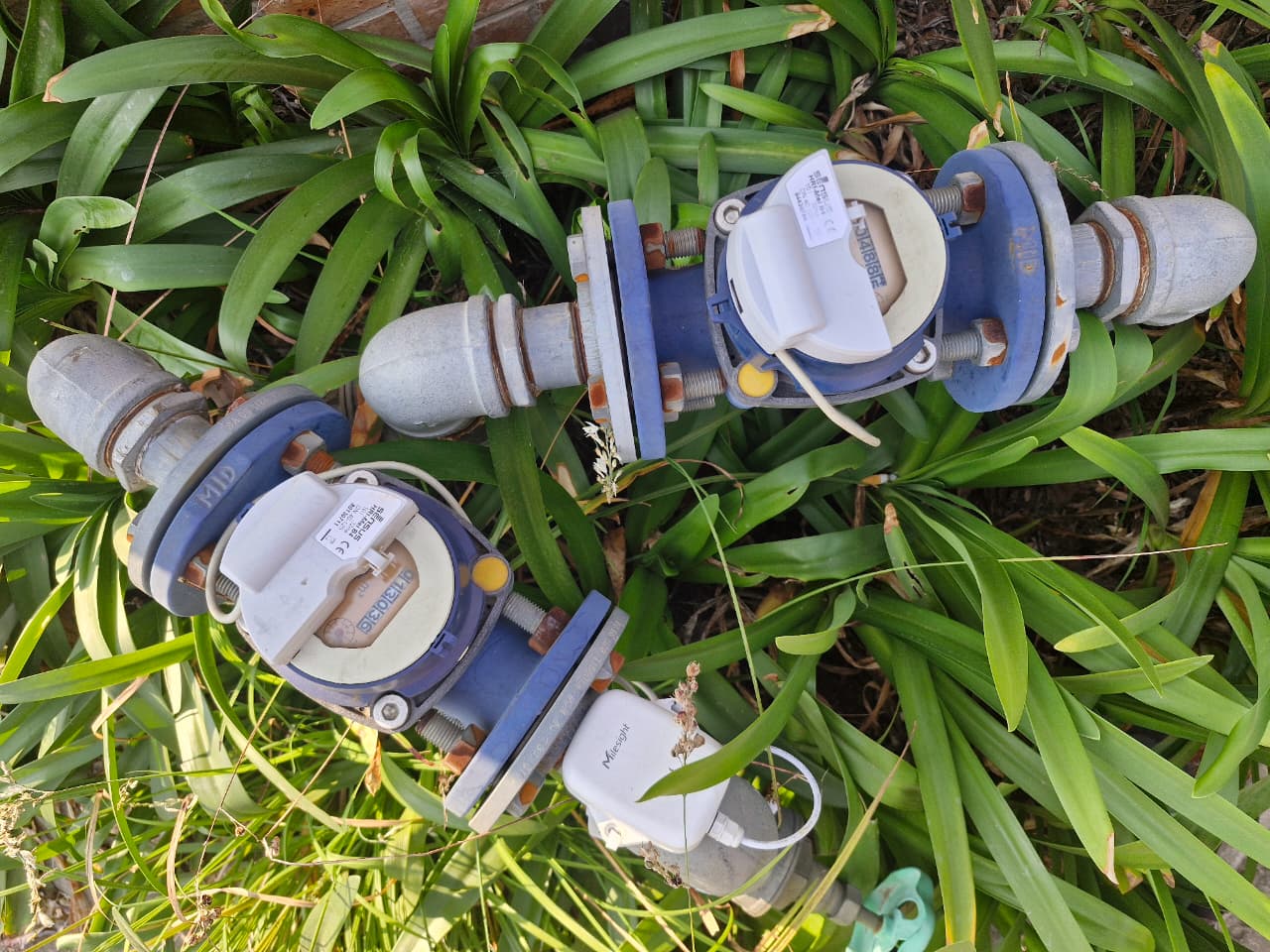 Smart water meters installed for residential monitoring